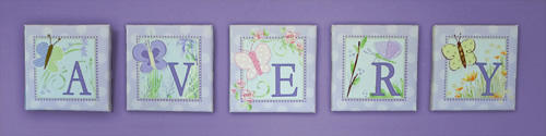 baby gift customized and adorable butterflies name decor