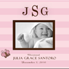 Photo Frames - Monogrammed: Girl Christening